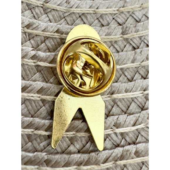 LOT Of 10 ❗️Awareness Ribbon Lapel Pin Breast Cancer Pink Enamel and Gold Metal - Picture 2 of 4